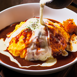 チョモランマオムライス