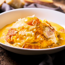 4種チーズの濃厚カルボナーラオムライス