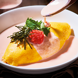 博多明太子クリームオムライス