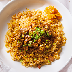 ガーリックビーフピラフ