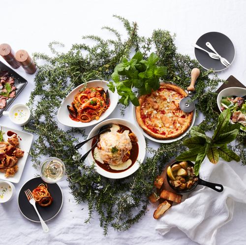 2名様向けプレミアムセット　スープ&ドリンクバー&デザート付き