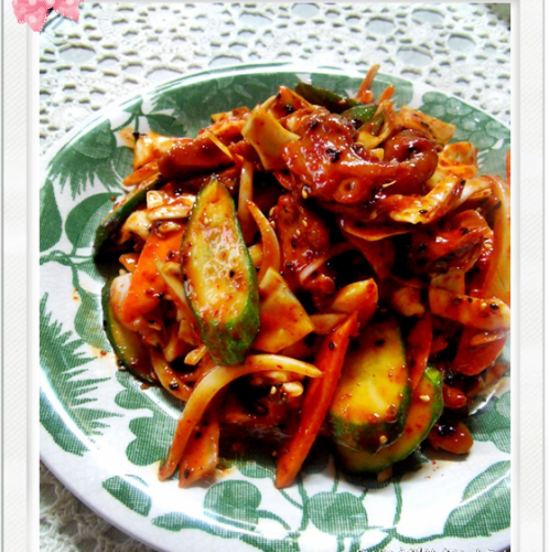 つぶ貝の和え物