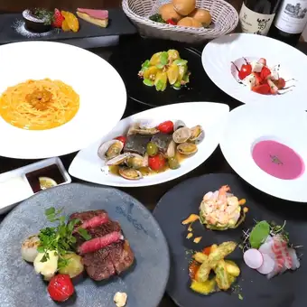 ≪シェフおまかせプラン≫120分飲み放題付　11000円(税込)