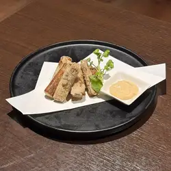 牛蒡の唐揚げ　一味マヨソース