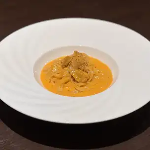 ウニのクリームパスタ（ハーフサイズ）