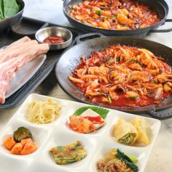 【平日限定6品盛が付いたお得なコース2,980円】＋1480円or1980円で飲み放題付きも可能♪