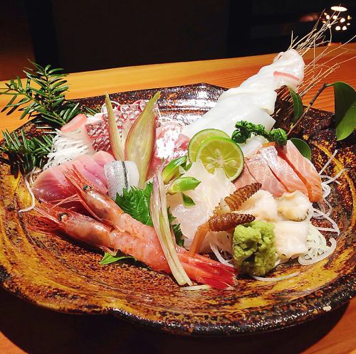 Assorted sashimi from Yozawa