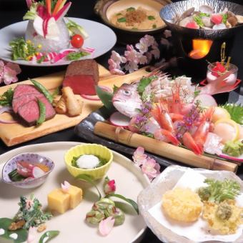 8 dishes (12 items) + 2 hours all-you-can-drink ★ 6,000 yen (tax included) course