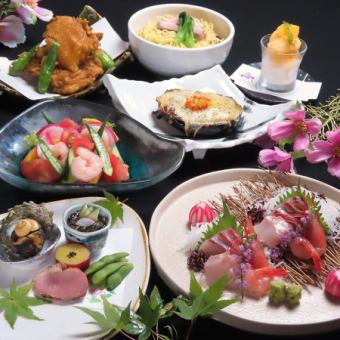 お料理全7皿11品+2時間飲み放題付★5000円(税込)コース