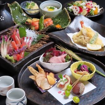 お料理全7皿11品+2時間飲み放題付★5000円(税込)コース
