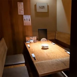 6名様用の個室をご用意しております。大変人気の個室ですので、お早めのご予約にてご相談ください。