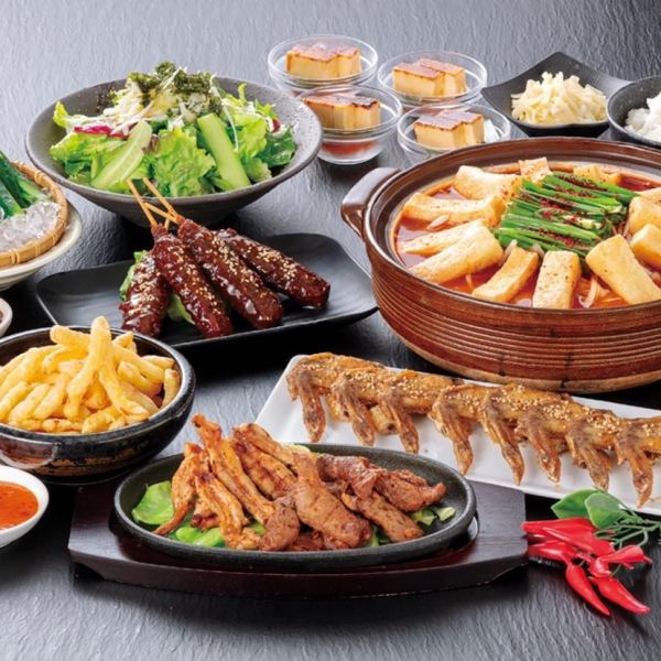 All-you-can-eat (3,200 JPY, 3,700 JPY)! If you use a coupon, you can get a discount of 300 JPY per person.