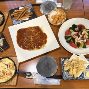 〈110分飲み放題付き〉現金限定女子会コース全9品4,700円(税込) (女性限定)