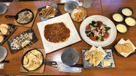 〈110分飲み放題付き〉現金限定女子会コース全9品４,７00円（税込） （女性限定）