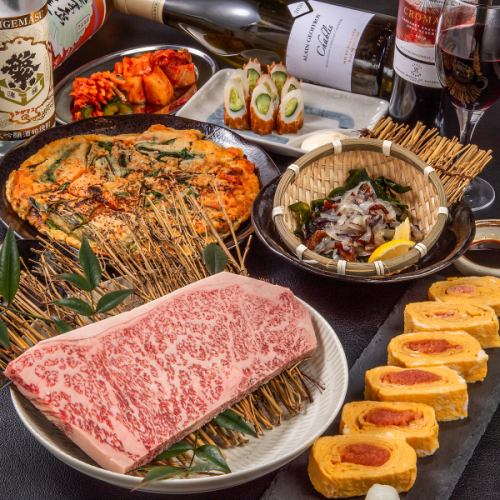 [Yakiniku x Izakaya Menu] Not only meat but also a wide variety of side dishes!