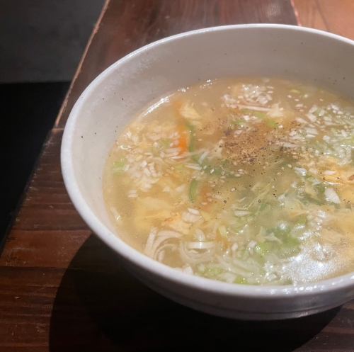 Egg soup