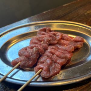 Great texture!! Beef tongue skewer/1 skewer