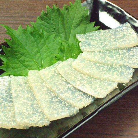 Konjac sashimi with children