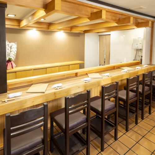 本格和食を目の前で調理