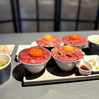 [Weekend and Holiday Limited Lunch Menu] Steak Bowl Tasting Comparison