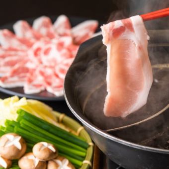 Golden Week rates are +8% [Lunch] Weekday only All-you-can-eat♪ [100-minute "Enjoy Pork Shabu" course] 14 dishes total [All-you-can-eat] 2,068 yen
