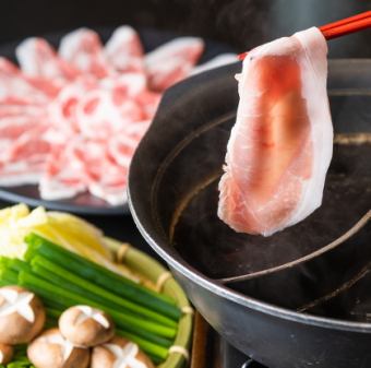 [午餐]壽司自助餐♪[100分鐘「風」套餐]豬肉火鍋、壽司…2728日元