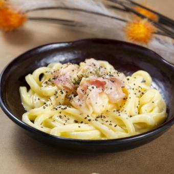 カルボナーラうどん