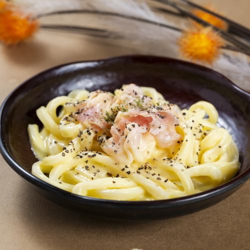 カルボナーラうどん