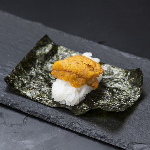 椿コース限定◆うにのっけ寿司[1カン]