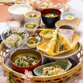 ―贅沢ランチ―春のおごちそう『なでしこ御膳』全11品1,848円(税込)ドリンクバー付★