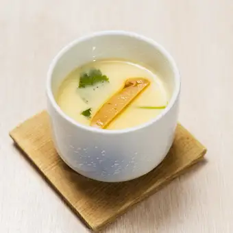 松茸あんかけ茶碗蒸し