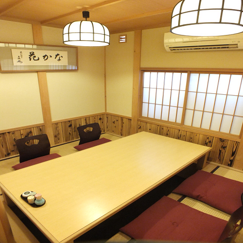 All private rooms have sunken kotatsu