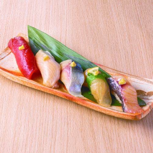 八丈島名物 島寿司 5貫盛り