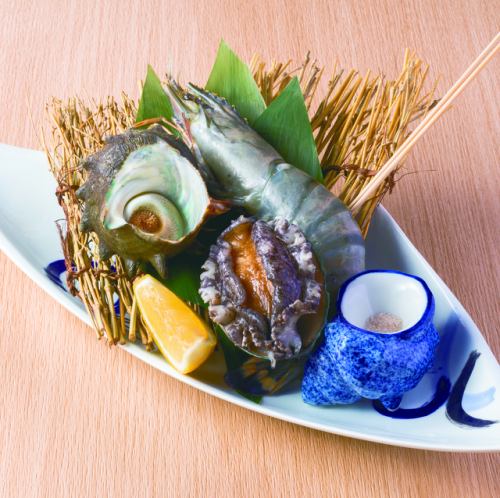 本日の浜焼き 3種盛り