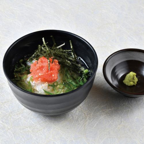 海苔明太子茶漬け