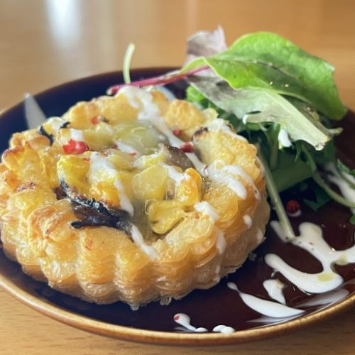 豚ひき肉と夏野菜のミニキッシュ