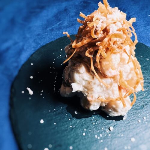 Crispy anchovy potatoes