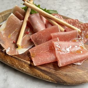 Assorted ham and salami