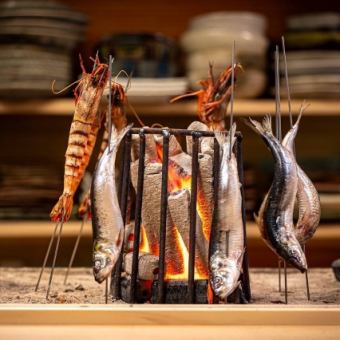 炉端焼きコース≪全7品≫ 5,500円（税込）