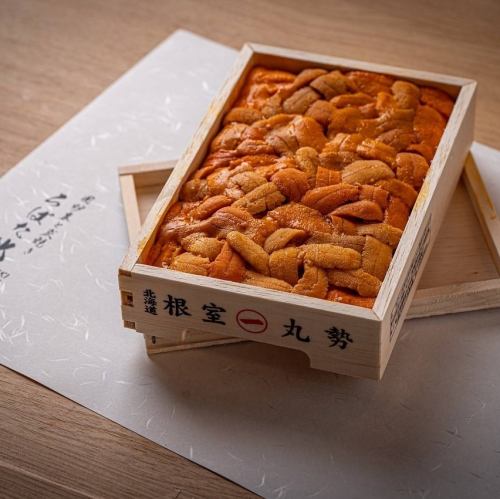 北海道産 生雲丹と炙り焼き海苔