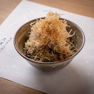 花茗荷のぶっかけ鰹節のせ