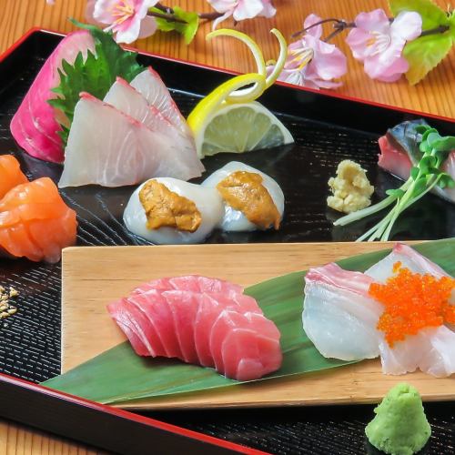 Assorted sashimi (for 2-3 people)