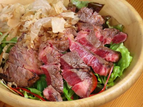 beef steak salad