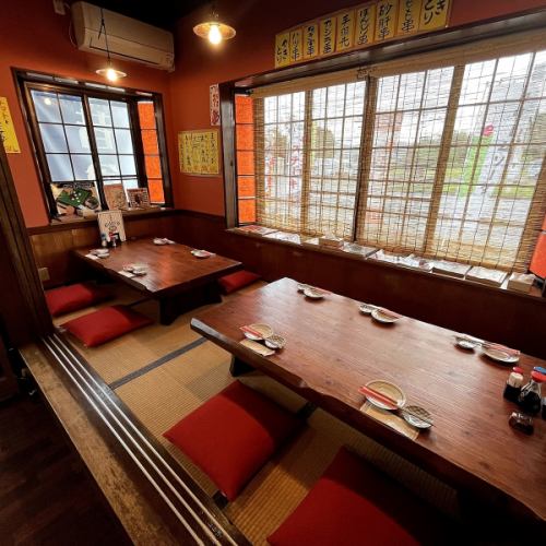 Perfect for parties! Tatami seating for up to 12 people