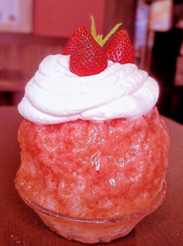 Fresh strawberry shortcake