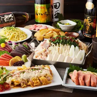 【3小时畅饮(含生啤)】走地鸡料理及两款火锅任选“次郎丸套餐” ¥5000 ⇒ ¥4000