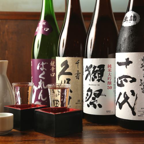 Shochu, local sake and plum wine are rich in variety and can be chosen!