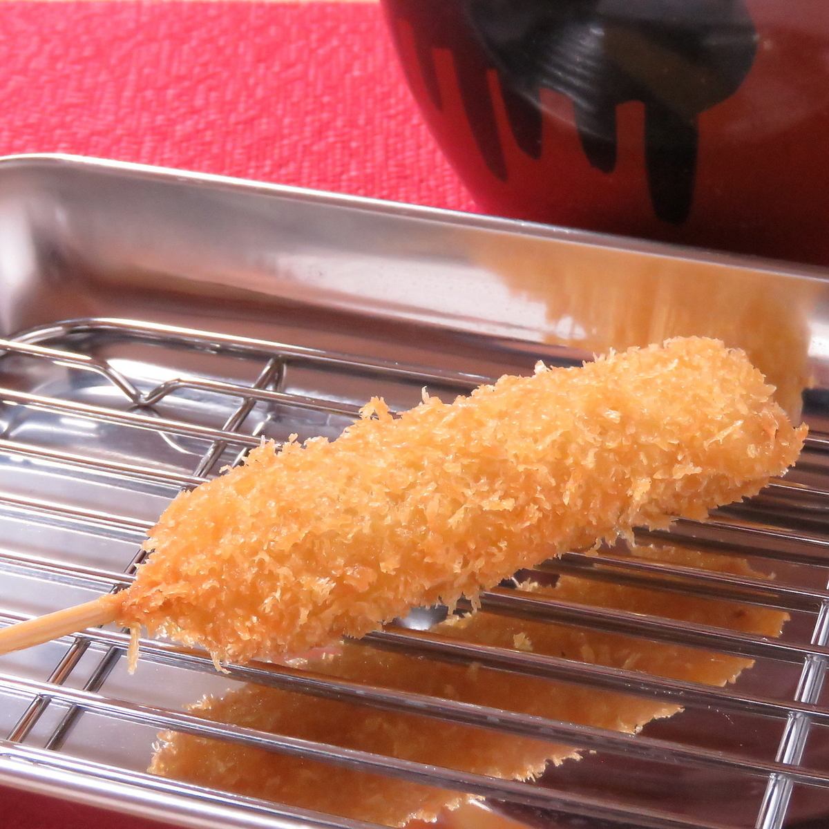 こだわりの串カツやお酒を堪能できるお店◎