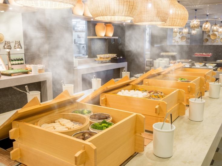 벳푸 만의 "지옥 찜"과 향토 요리 · 세계 각국 요리를 즐길 수있는