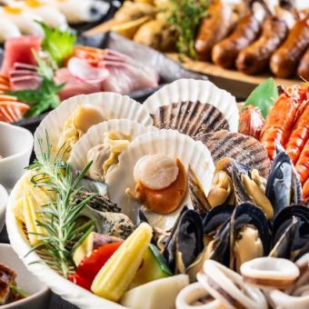 〈90分の飲み放題付〉海鮮おもてなしビュッフェ(大人)